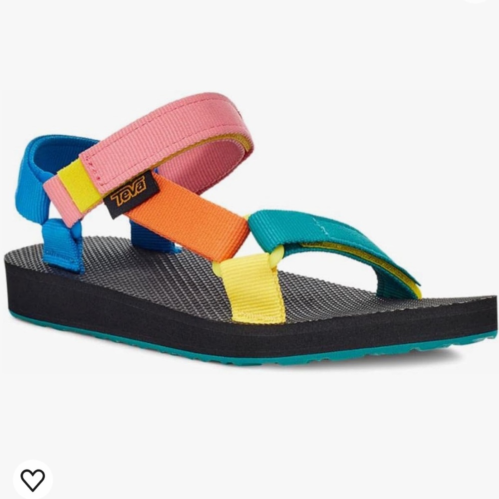 NIB Teva Kids Original Universal Sandal in 90s Multi - Picture 3 of 7